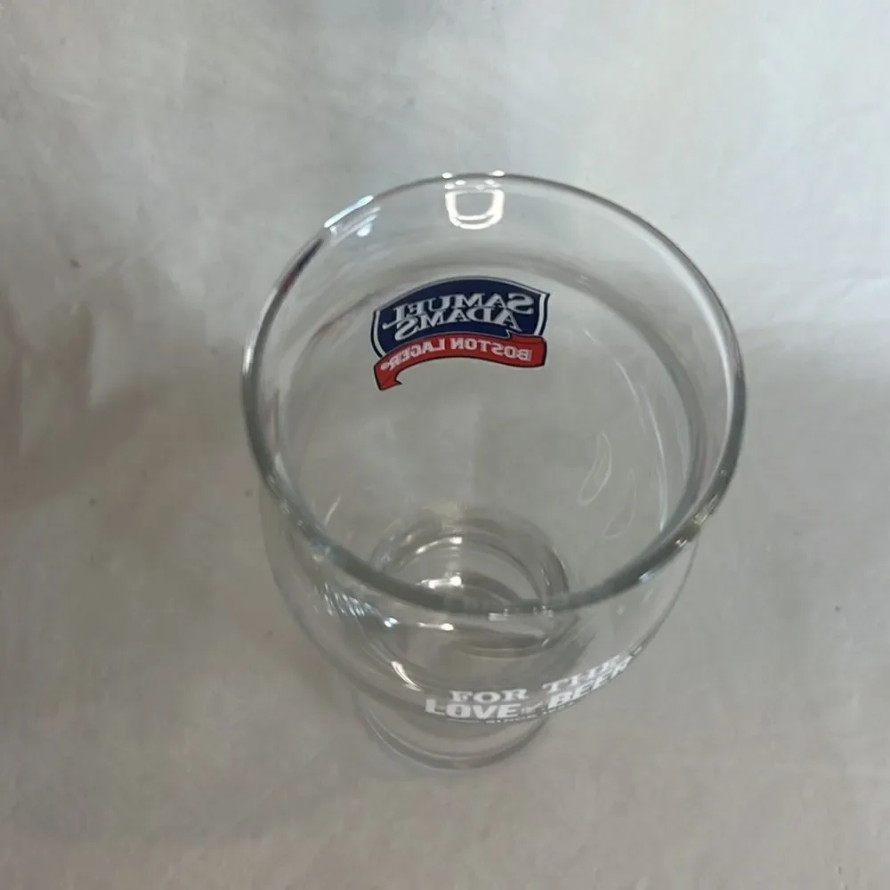Samuel Adams Boston Lager Beer Glass 16 Oz For The Love Of Beer 6 1/2 In Tall